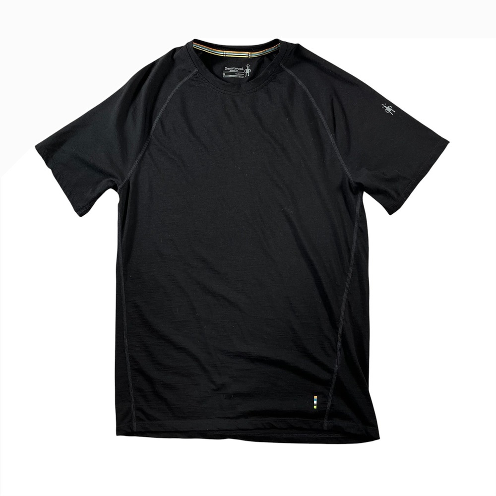 Smartwool Merino 150 Mens Base Layer Short Sleeve T-Shirt Black Size Small
